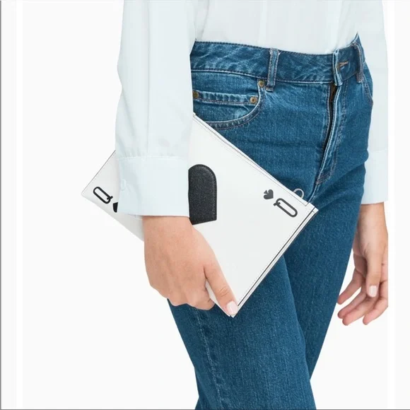 kate spade Lucky Draw Queen of Spades Card Crossbody Bag - Picture 6 of 17